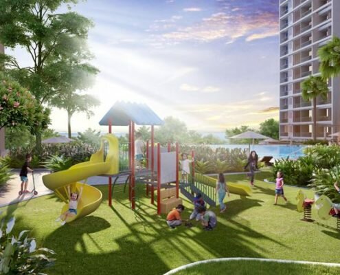 Sân chơi trẻ em tại Vinhomes Phạm Hùng