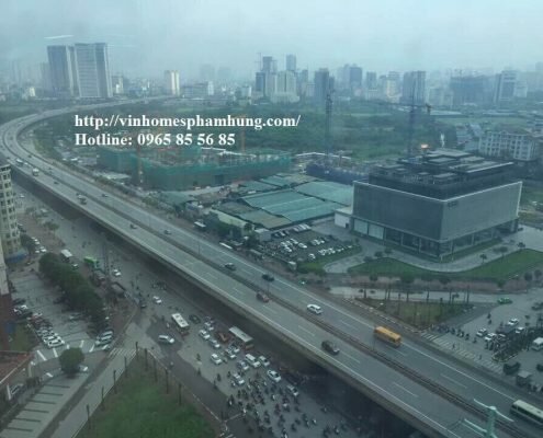 Tòa S1 và S1 Vinhomes Phạm Hùng đang lên tầng 3